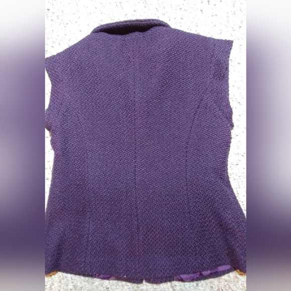 Talie purple front tie jacket - Picture 4 of 5